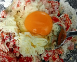Foto del paso 4 de la receta: 🫓Tortitas de berenjenas 🍆y pimientos en conserva🥫