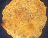 A picture of step 3 of Moong Dal Dosa.