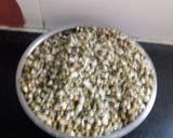 A picture of step 1 of MOONG BEAN SPROUT AND BASMATI RICE CHEELA.