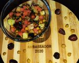 A picture of step 8 of Tarka Aloo Chaana Chaat 😋.