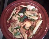 A picture of step 1 of Chicken Tagine.