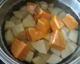 Foto del paso 1 de la receta: Puré de papas y calabaza (sin lácteos)