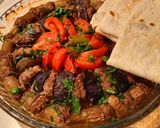 صورة لخطوة 7 من وصفة الملضوم بالباذنجان🍆🍅🧄🧅