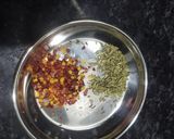 A picture of step 3 of Sabudana vada.