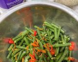 Foto langkah ke 1 dari resep Tumis Kacang Panjang Vegan.