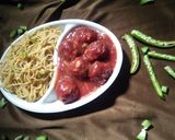 A picture of step 5 of Veg Manchurian.