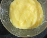 A picture of step 4 of Custard choco coffee pudding.