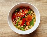 รูปขั้นตอนการทำที่ 2 ของ ส้มตำหน่อไม้ทอด By แม่บ้าน