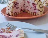 Charlotte torta málnás-fehércsokis mousse-al recept fázis 7 fotója