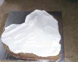 A picture of step 3 of Coffee cocktail cake (heart shape 2nd part).