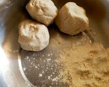 A picture of step 2 of Brown Rice Flour Bhakhri.