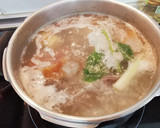 Foto del paso 1 de la receta: Escudella barrejada de Arroz y Fideos amb carn d,olla