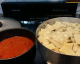 Foto del paso 5 de la receta: Ravioles de ricota y jamón