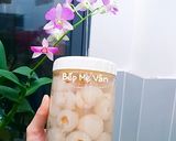 Hình bước làm 6 của món Vải ngâm đường phèn