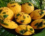 A picture of step 1 of Idli Dhokla.