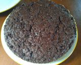 A picture of step 5 of Eggless chocolate cake.