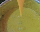 A picture of step 14 of Thandai Bundt cake with Kesar thandai Rabdi frosting.