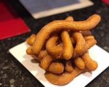 Pas rețetă Churros cu scorțișoară și topping de ciocolată🍫😋 1 fotografie
