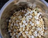 A picture of step 1 of Sattu laddu.