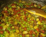 A picture of step 7 of Mix vegetable rice.
