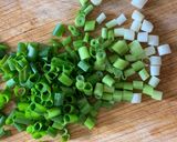 A picture of step 1 of Basic Japanese Fried Rice.