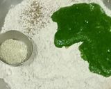 A picture of step 2 of Palak Paratha.