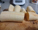 Foto del paso 2 de la receta: Plátanos sancochados (hervidos) con huevo