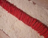 Szívecskés oroszkrém tekercs recept fázis 15 fotója