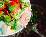 A picture of step 8 of Chicken pulao in my style.