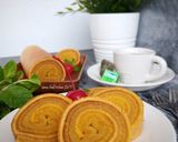 Foto langkah ke 7 dari resep Lapis Legit Roll.