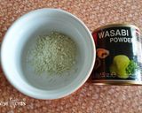 A picture of step 7 of Kunafa Prawns in Wasabi.