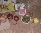 Une image de l'étape 1 de Tadjin d'olives et poulet.