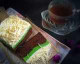 Foto langkah ke 11 dari resep Brownies Kukus Coklat Pandan.