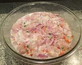 Foto del paso 4 de la receta: Ceviche de reineta a mi estilo en leche de tigre 🐟