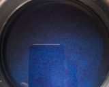 A picture of step 2 of Butterfly Pea Flower Samak Rice.