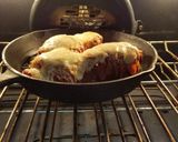 A picture of step 4 of Pizza Hasselbeck potatoes.