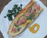 Foto del paso 4 de la receta: Pan relleno de jamón y queso