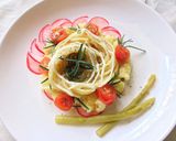 Hình bước làm 4 của món Salad trộn mỳ Ý