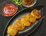 A picture of step 6 of Sprout Ragi cutlets.