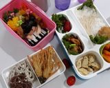 Foto langkah ke 5 dari resep Mommy bento pianis enoki crispy.