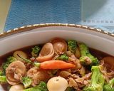 Foto langkah ke 4 dari resep Tumis brokoli beef blackpaper.