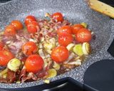 Foto del paso 6 de la receta Macarrones picantes con jamón ibérico
