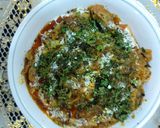 A picture of step 3 of Chicken with cabbage.