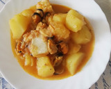 Foto del paso 6 de la receta: Patata guisada con bacalao y mejillones