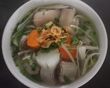 Hình bước làm 8 của món Bánh canh sườn & giò heo