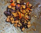 Foto langkah ke 5 dari resep Tumis Terong Ungu Tahu.