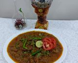 A picture of step 7 of Mutton achari.