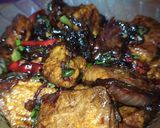 Foto langkah ke 6 dari resep Tahu Kecap Pedas.