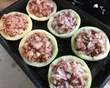 Une image de l'étape 10 de Choux raves farcis aux deux fromages et tomates séchées.