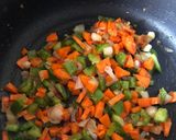 A picture of step 7 of Mixed fried rice.